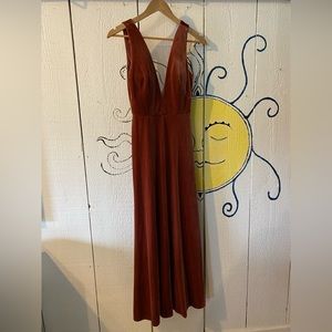 Jenny Yoo Long Velvet Dress